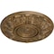Ekena Millwork Whitman Ceiling Medallion (For Canopies up to 3 3/4"), Hand-Painted Rubbed Bronze, 13"OD x 1 3/8"P CM13WHRZS - alternate 4